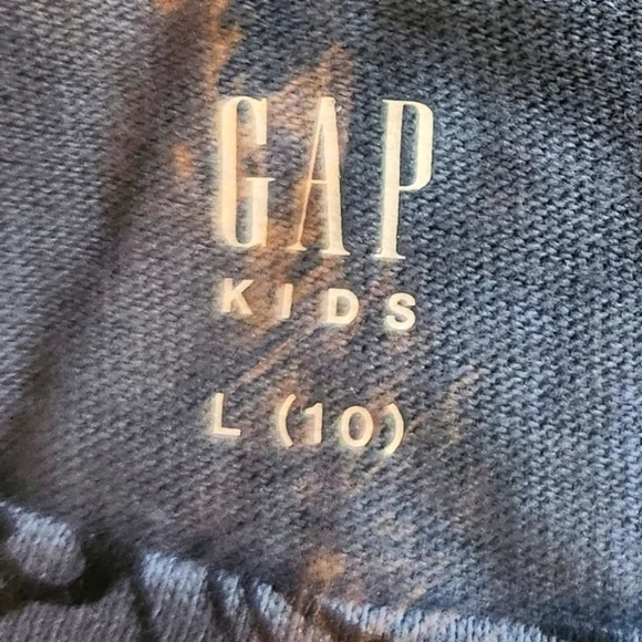 GAP Kids Puff Slv School Dress Blue Butterfly Print Girls LG (10-11 years) NWT - Picture 7 of 9